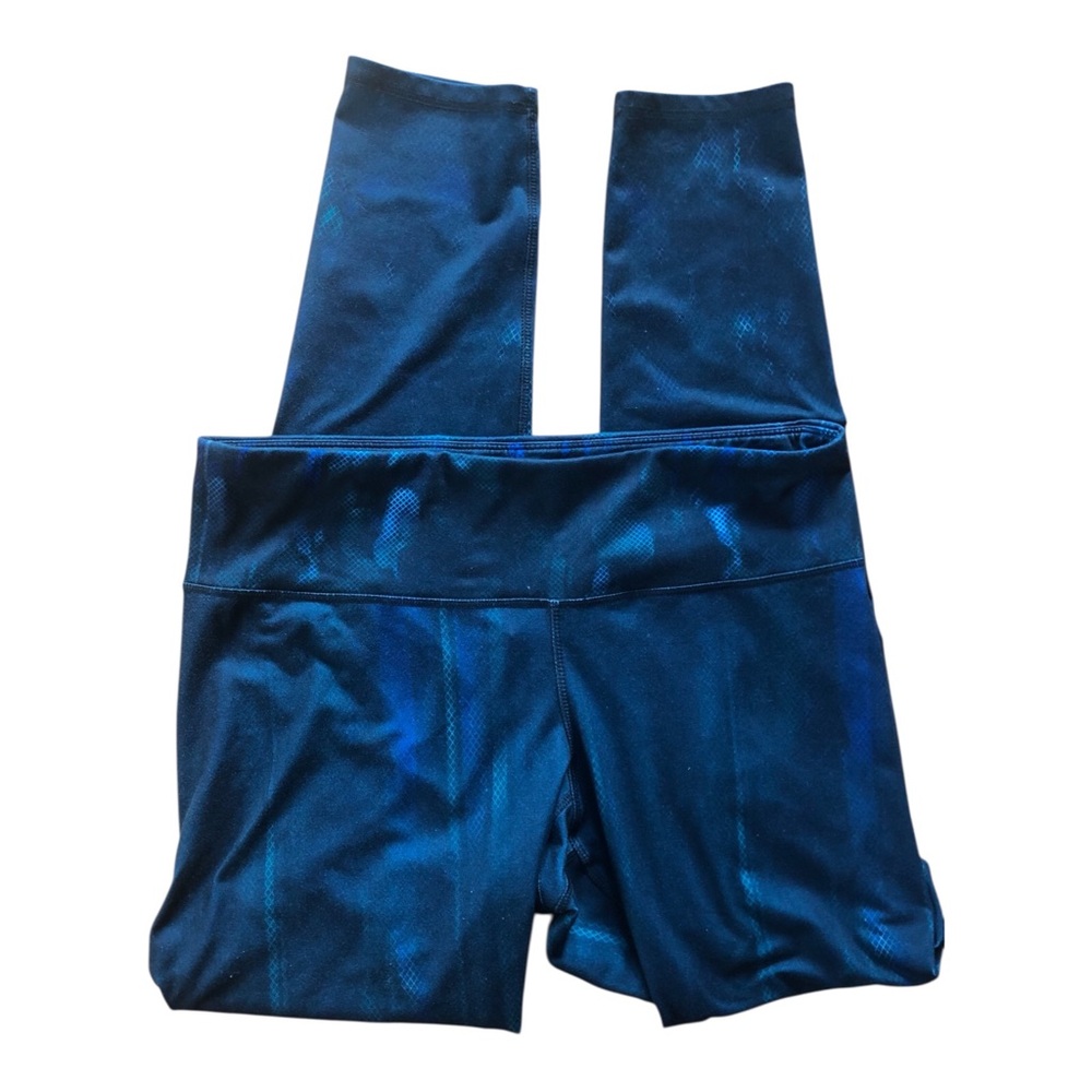 Champion Leggings Size XL DUO DRY Green Black Polyester Spandex